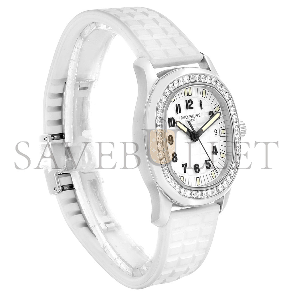 P**ek Ph**ppe aquanaut quartz steel white dial 5067a-011